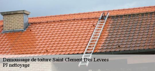 Demoussage de toiture  saint-clement-des-levees-49350 PJ nettoyage