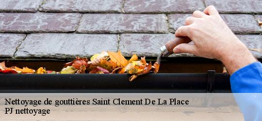 Nettoyage de gouttières saint-clement-de-la-place-49370 PJ nettoyage