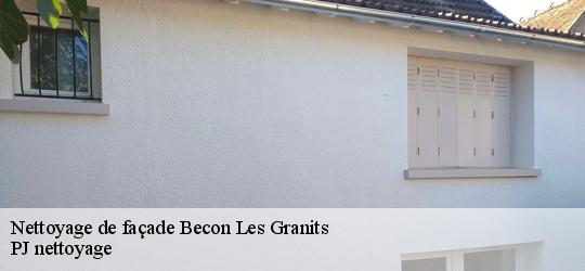 Nettoyage de façade  becon-les-granits-49370 PJ nettoyage