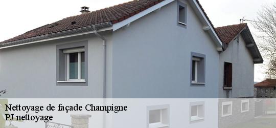 Nettoyage de façade  champigne-49330 PJ nettoyage