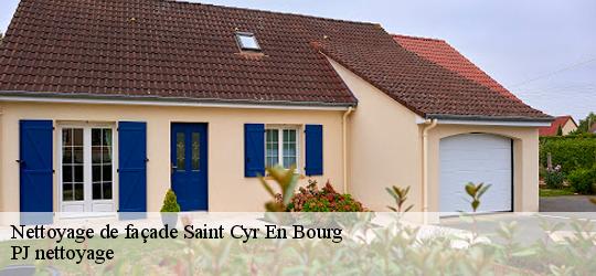 Nettoyage de façade  saint-cyr-en-bourg-49260 PJ nettoyage